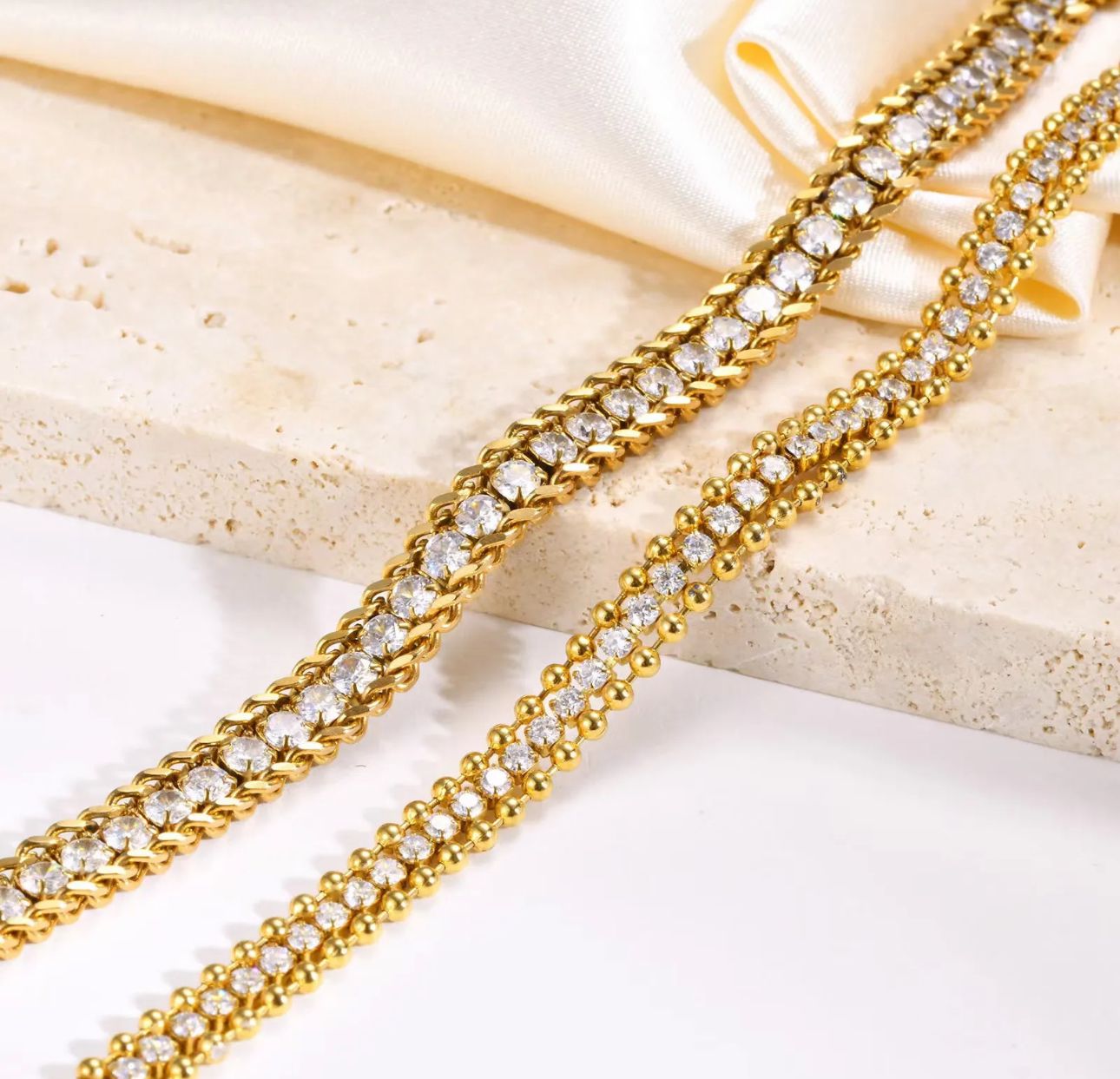 Crystal Node Bracelet